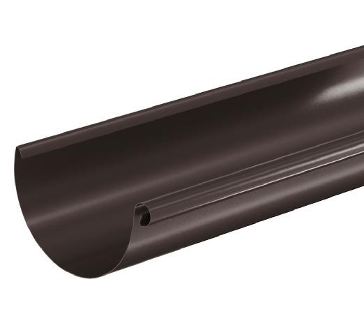 Водосток Aquasistem, система 150/100 - Водосточный желоб 3.00м RR 32 Тёмно Коричневый купить в Верхнем Уфалее
