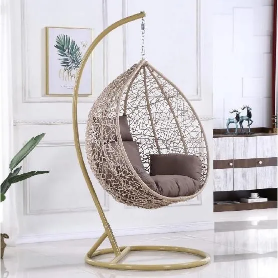Кресло Подвесное из искусственного ротанга AFM-169A-LB Beige купить в Верхнем Уфалее
