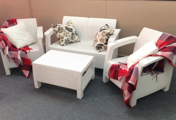 Комплект Yalta Terrace Set белый купить в Верхнем Уфалее