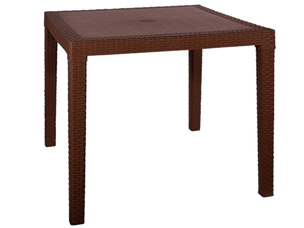 Стол квадратный FIJI Quatro Table Коричневый купить в Верхнем Уфалее