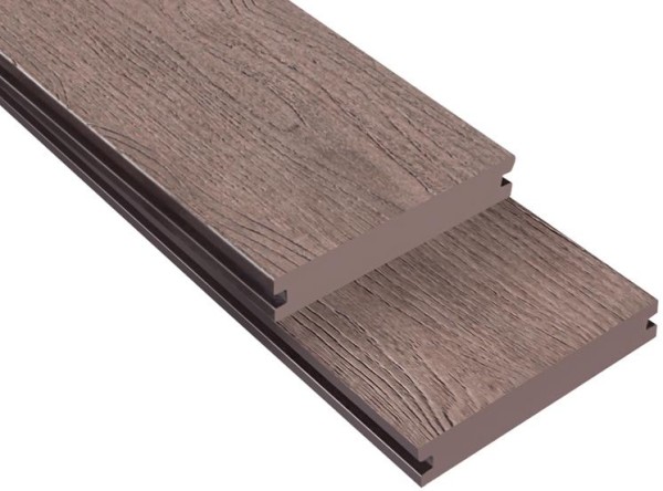 Террасная доска ДПК Outdoor 3D полнотелая NEVADA/CALIFORNIA BROWN коричневая микс купить в Верхнем Уфалее