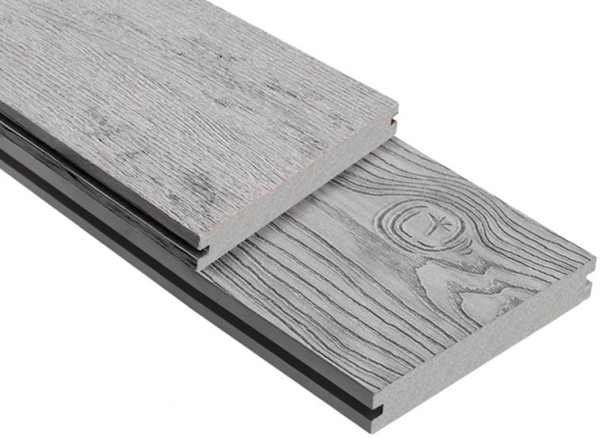 Террасная доска ДПК Outdoor 3D полнотелая STORM/OCEAN GREY серая микс купить в Верхнем Уфалее