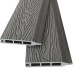 Заборная панель шип-паз EasyDecking Wood-Х 146х20 Серый купить в Верхнем Уфалее