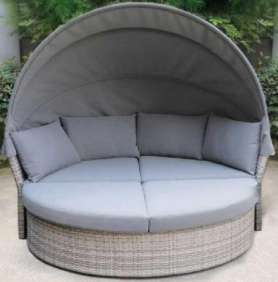 Диван-Трансформер AFINA плетеный из иск. ротанга AFM-325G Grey купить в Верхнем Уфалее
