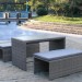 Диван-Трансформер AFINA плетеный из иск. ротанга S330G-W78 Grey купить в Верхнем Уфалее