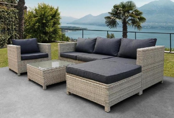 Комплект мебели AFINA плетеной из иск. ротанга YR821G Grey/Grey купить в Верхнем Уфалее