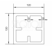 Столб SEQUOIA Evolution 3D WOOD BROWN купить в Верхнем Уфалее
