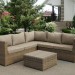 Комплект мебели AFINA плетеной из иск. ротанга YR825B Beige купить в Верхнем Уфалее