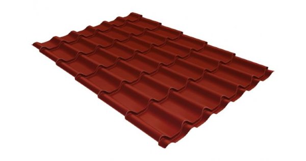 Металлочерепица классик 0,5 Satin RAL 3009 оксидно-красный купить в Верхнем Уфалее