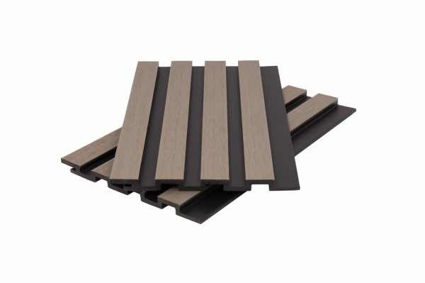 Стеновая панель брусковая двухцветная co-extrusion, snow mix купить в Верхнем Уфалее