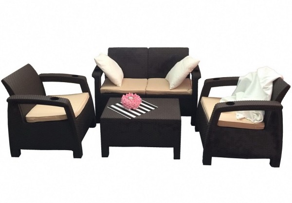 Комплект Yalta Terrace Set венге купить в Верхнем Уфалее