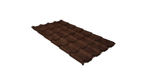 Металлочерепица камея 0,45 Safari Twincolor Brown купить в Верхнем Уфалее