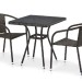 Комплект плетеной мебели AFINA из иск. ротанга T282BNT/Y137C-W53 Brown 2Pcs купить в Верхнем Уфалее