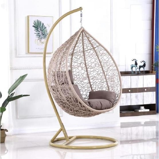 Кресло Подвесное из искусственного ротанга AFM-169A-XLB Beige купить в Верхнем Уфалее
