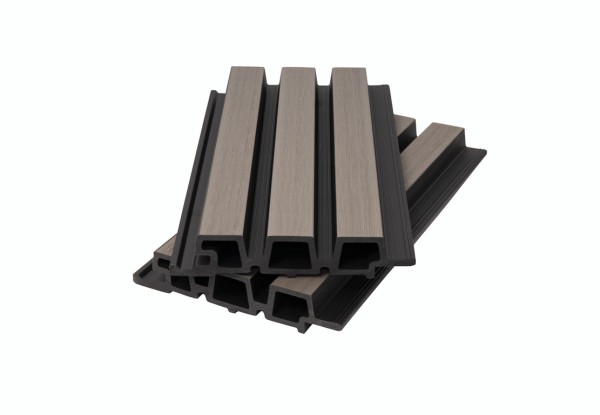 Фасадная панель брусковая двухцветная co-extrusion, snow mix купить в Верхнем Уфалее
