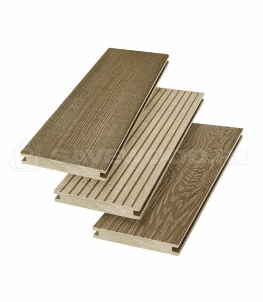 Террасная доска SW Fraxinus (R) полнотелая «SaveWood» Тик купить в Верхнем Уфалее