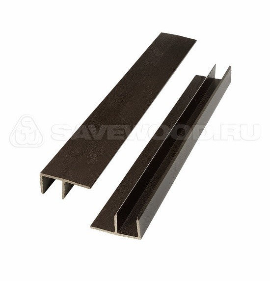 F-профиль ДПК Savewood – Тёмно-коричневый купить в Верхнем Уфалее