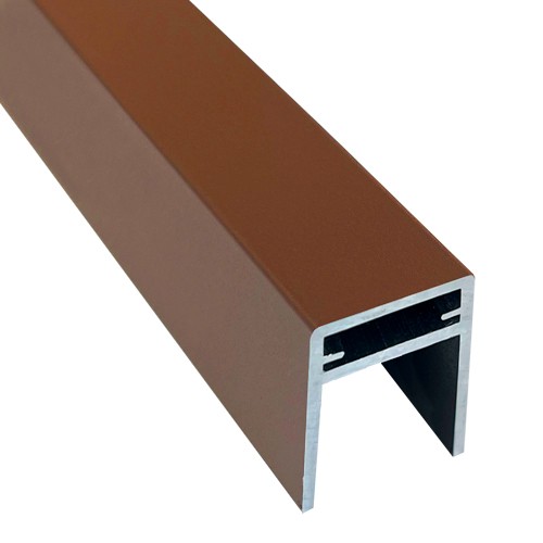 П-профиль Алюминиевый EasyDecking 35x25 Коричневый купить в Верхнем Уфалее