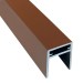 П-профиль Алюминиевый EasyDecking 35x25 Коричневый купить в Верхнем Уфалее