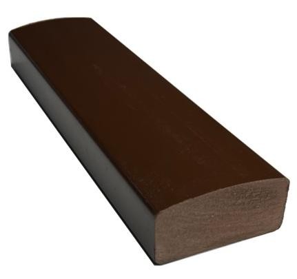 Лавочный брус Ecodecking Некст полнотелый глянцевый 70х35 шоколад купить в Верхнем Уфалее
