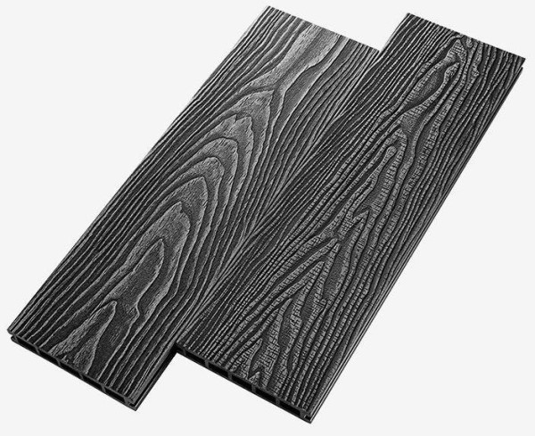 Террасная доска из ДПК RusDecking Unodeck Vintage - Графит купить в Верхнем Уфалее