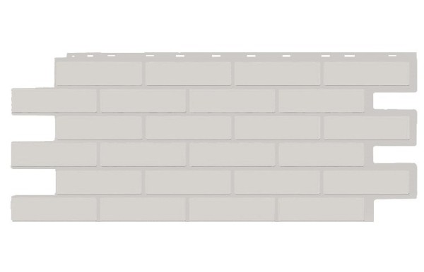 Фасадная панель T-Siding Кирпич Модерн Эко Уайт купить в Верхнем Уфалее