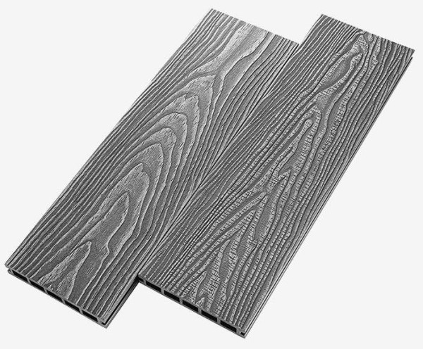 Террасная доска из ДПК RusDecking Unodeck Vintage - Серый купить в Верхнем Уфалее