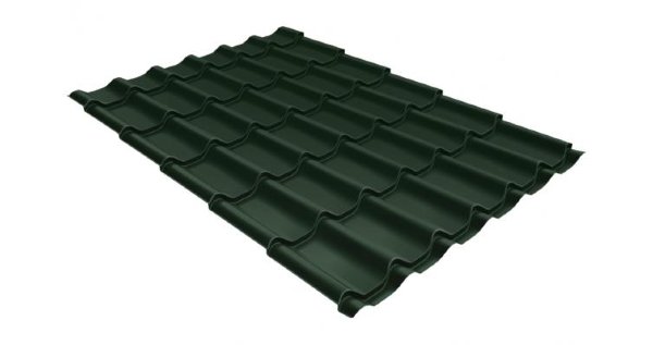Металлочерепица классик 0,5 Satin RR 11 темно-зеленый купить в Верхнем Уфалее